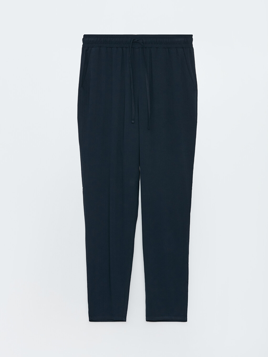 Women's Carrot Fit Plain Trousers-5