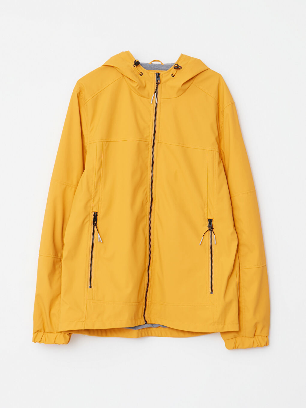 Ерлерге арналған стандартты пішім капюшонды жаңбырға арналған күрте-5