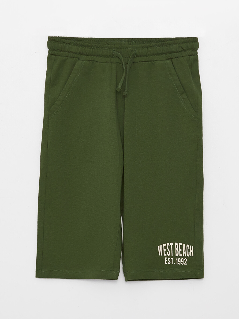 Elastic Waist Printed Boys' Shorts