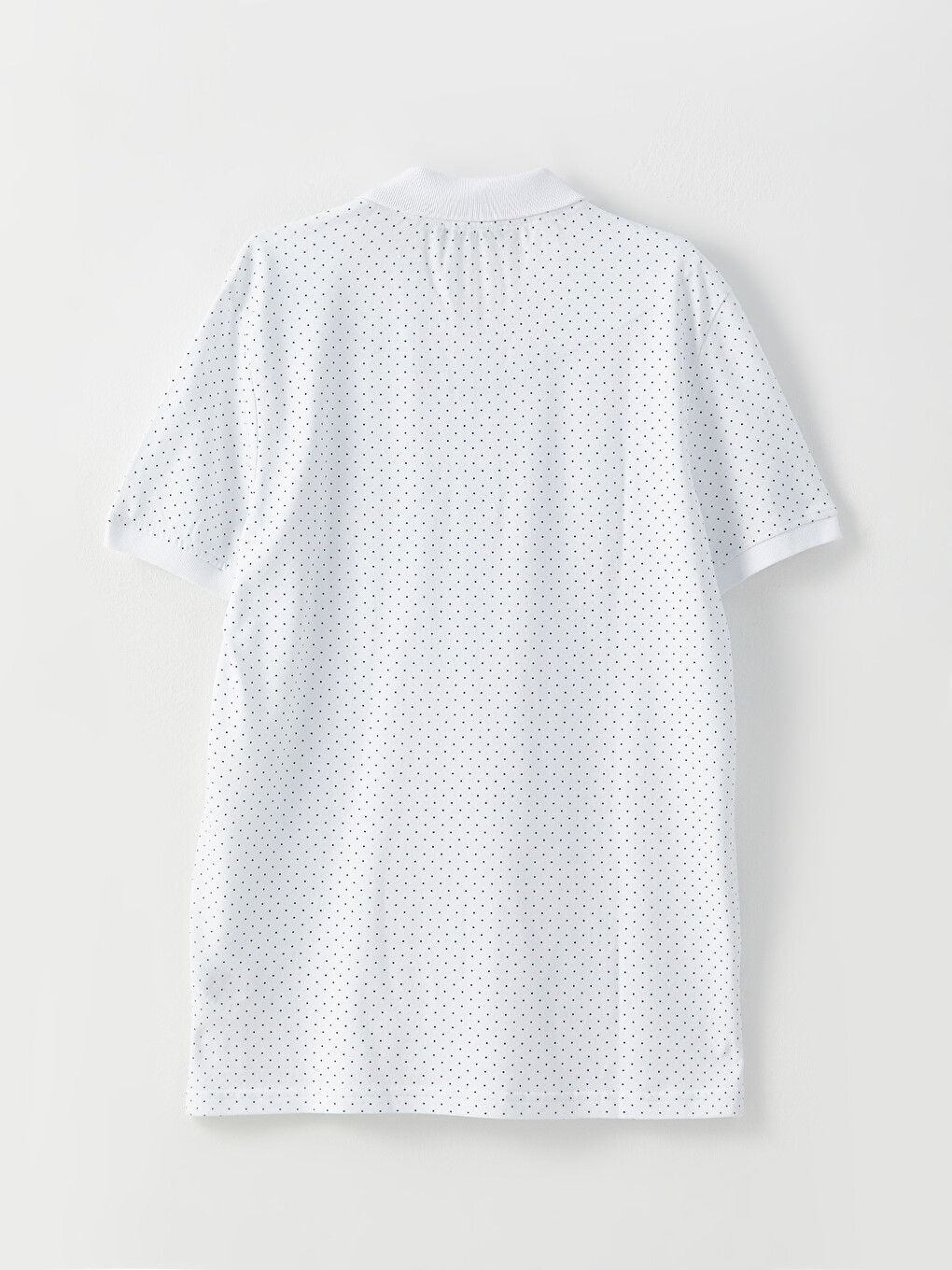 Tricou Polo Guler Înalt Mânecă Scurtă Bumbac Pentru Bărbați-6