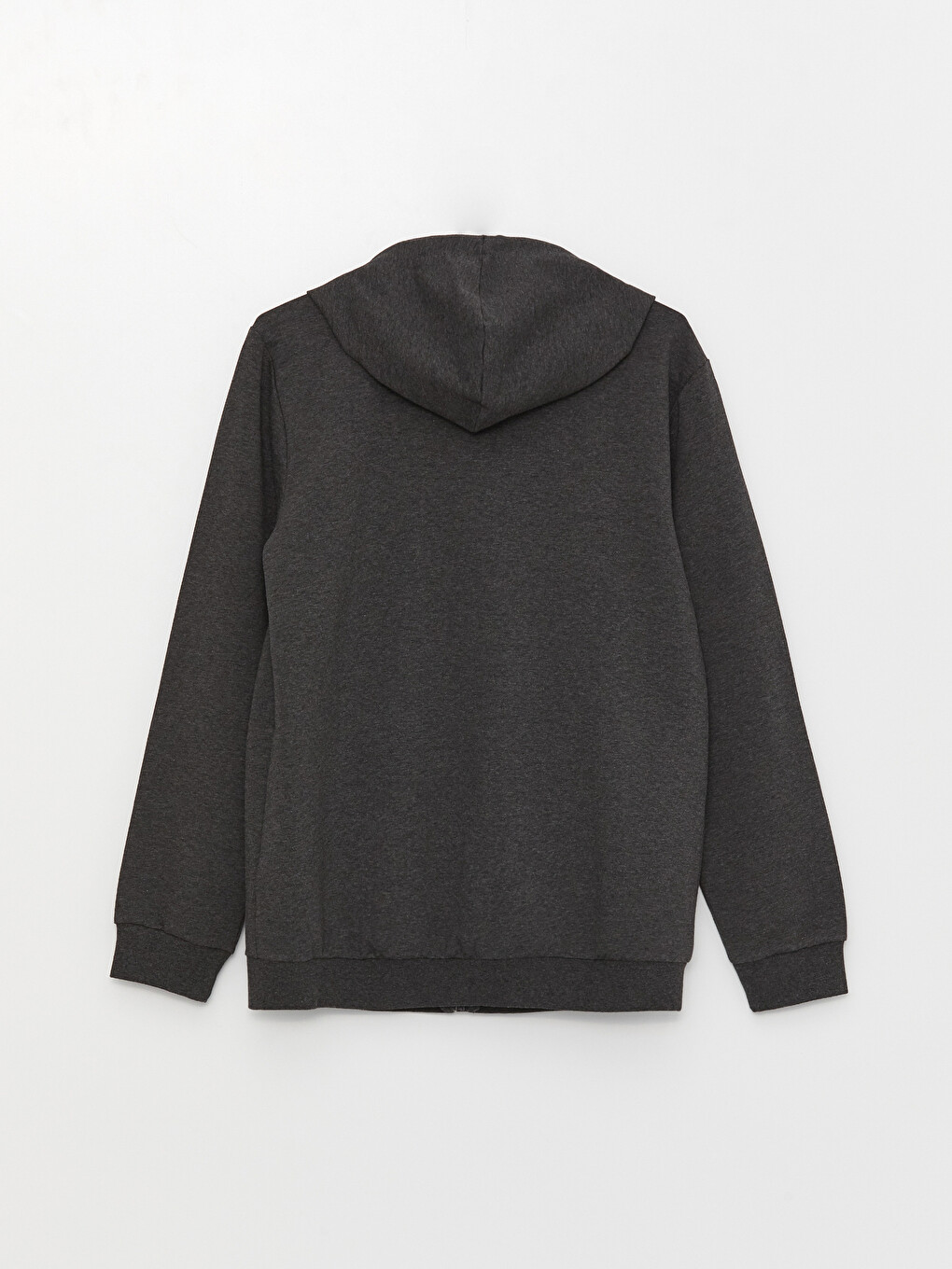 Hooded Long Sleeve Men's Zip-up Sweatshirt-6