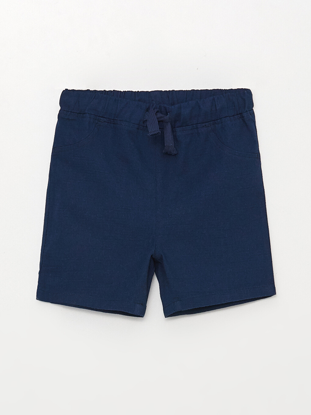 Basic Elastic Waist Baby Boy Gabardine Shorts-2