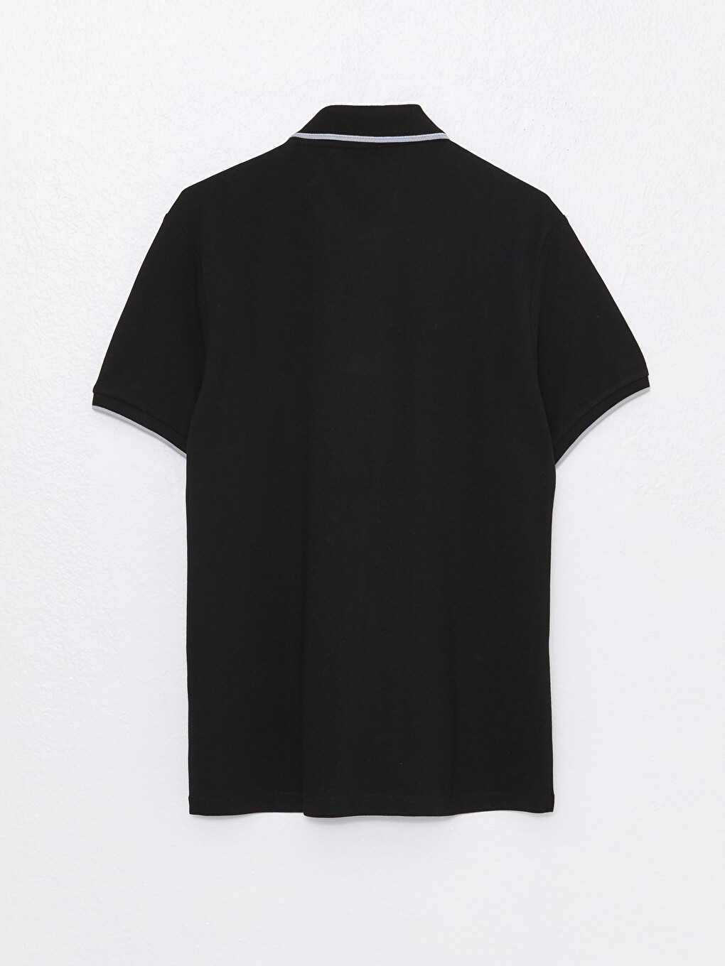 Polo Neck Short Sleeve Pique Men's T-shirt-6