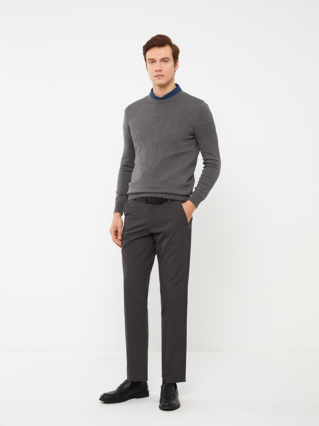 Chino-hose Für Herren Mit Weitem Schnitt
