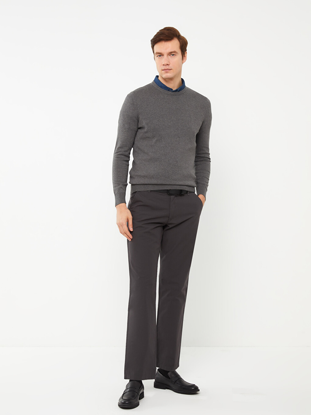 Chino-hose Für Herren Mit Weitem Schnitt-1