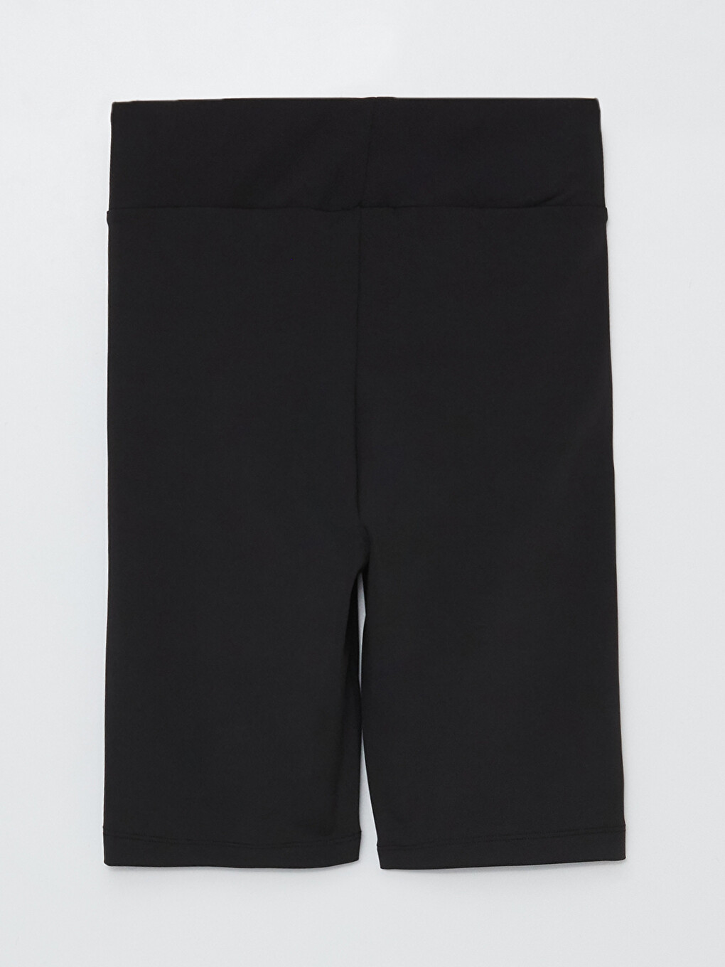 Women's Elastic Waist Plain Short Leggings-6