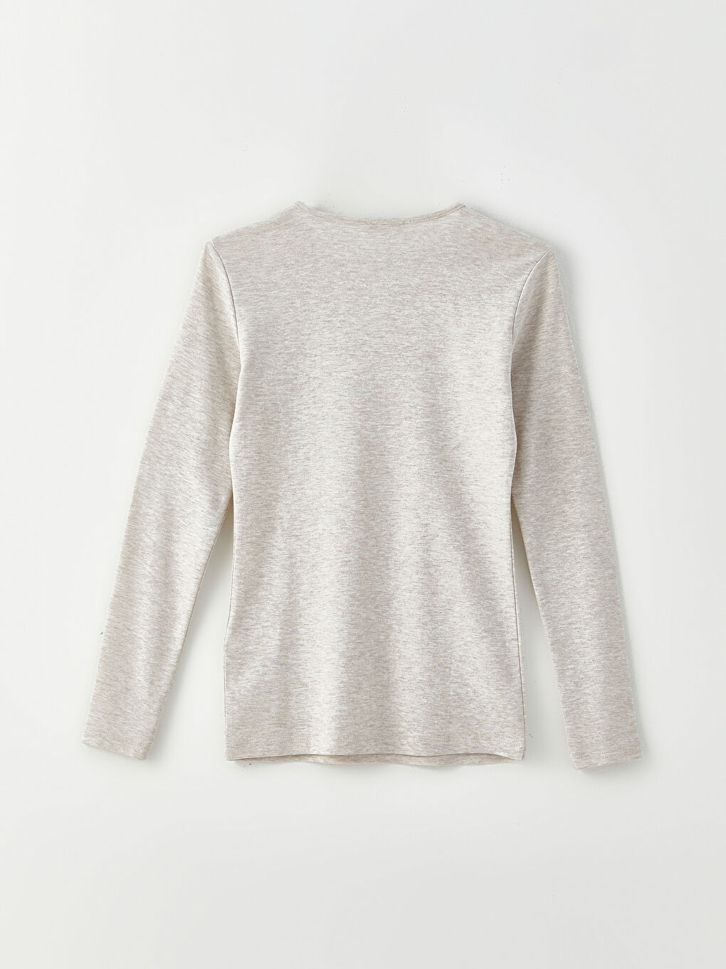 Bej Bisiklet Yaka Kadın Bodysuit-6