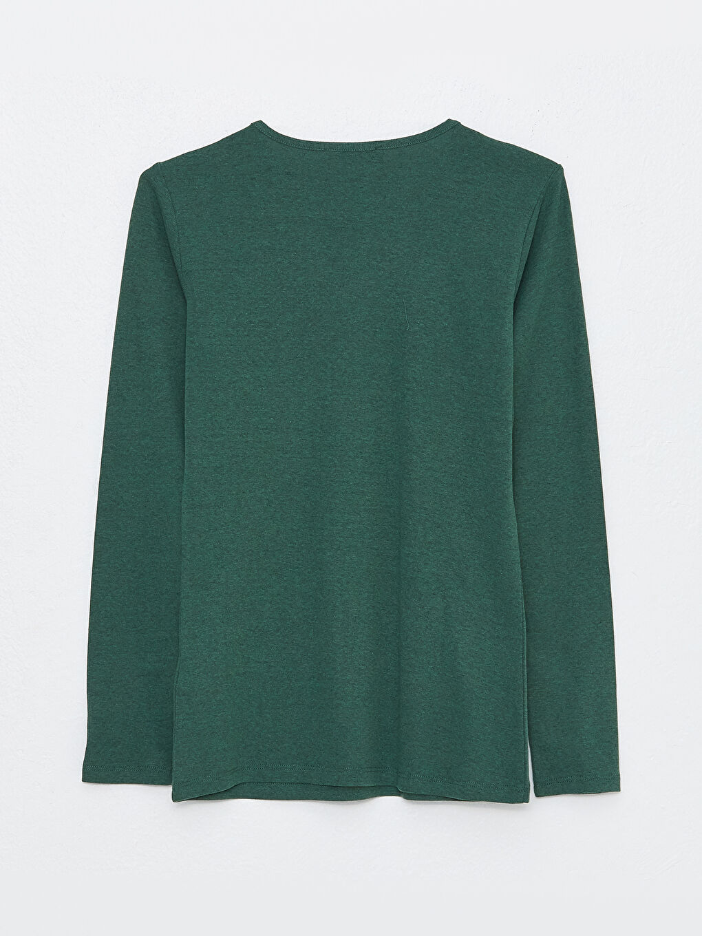 Yeşil Bisiklet Yaka Kadın Bodysuit-6