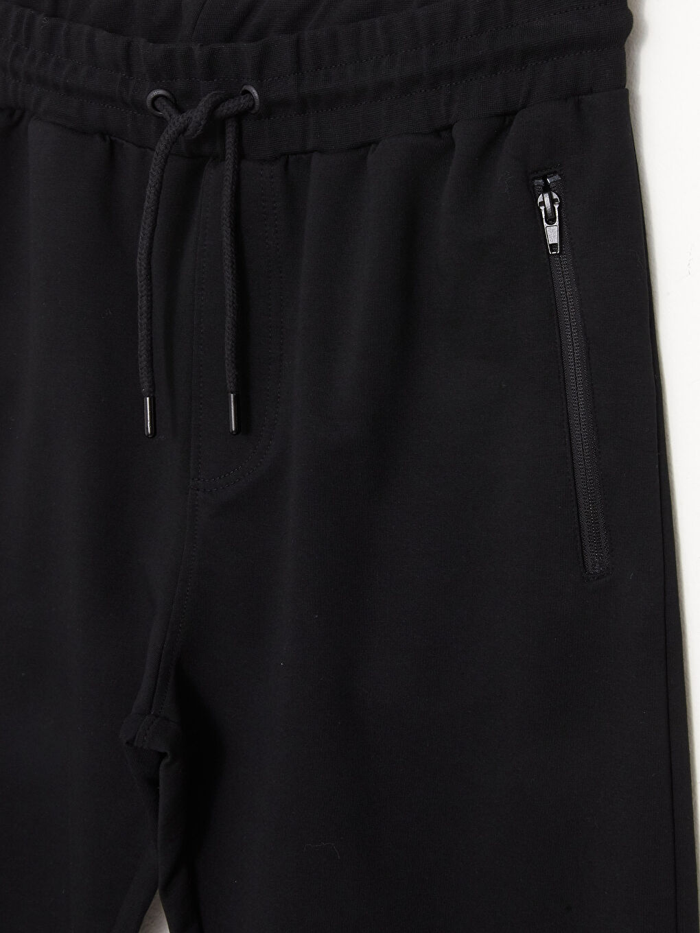 Siyah Standart Kalıp Erkek Eşofman Altı-17