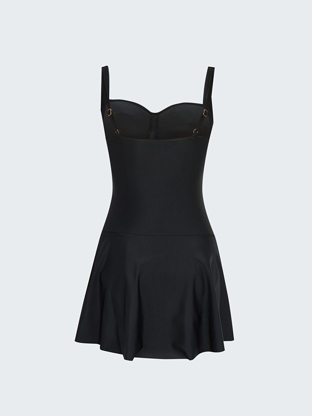 Sweetheart Neck Plain Strappy Women's Swimsuit -S30093Z8-CVL
