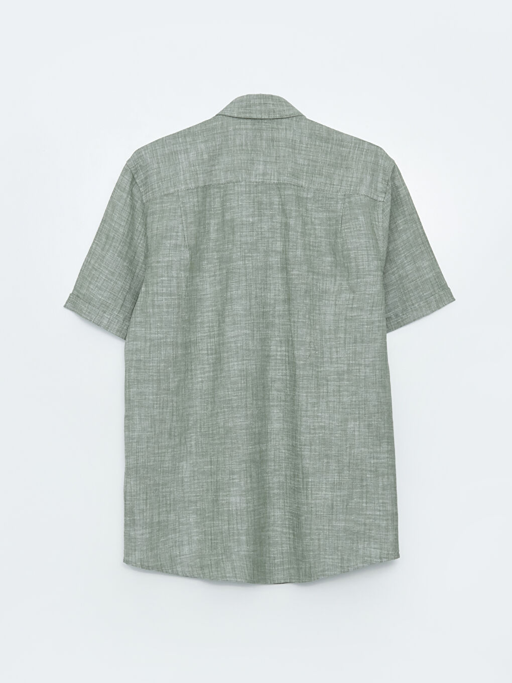 LC Waikiki Regular Fit Short Sleeve Linen Blend Men's Shirt -S30111Z8-EAW