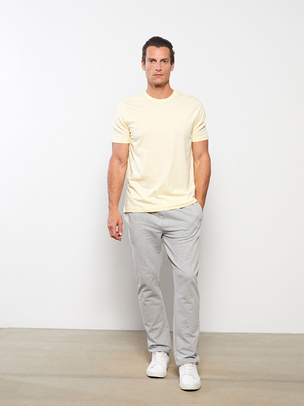 Crew Neck Jersey Men's T-Shirt-2