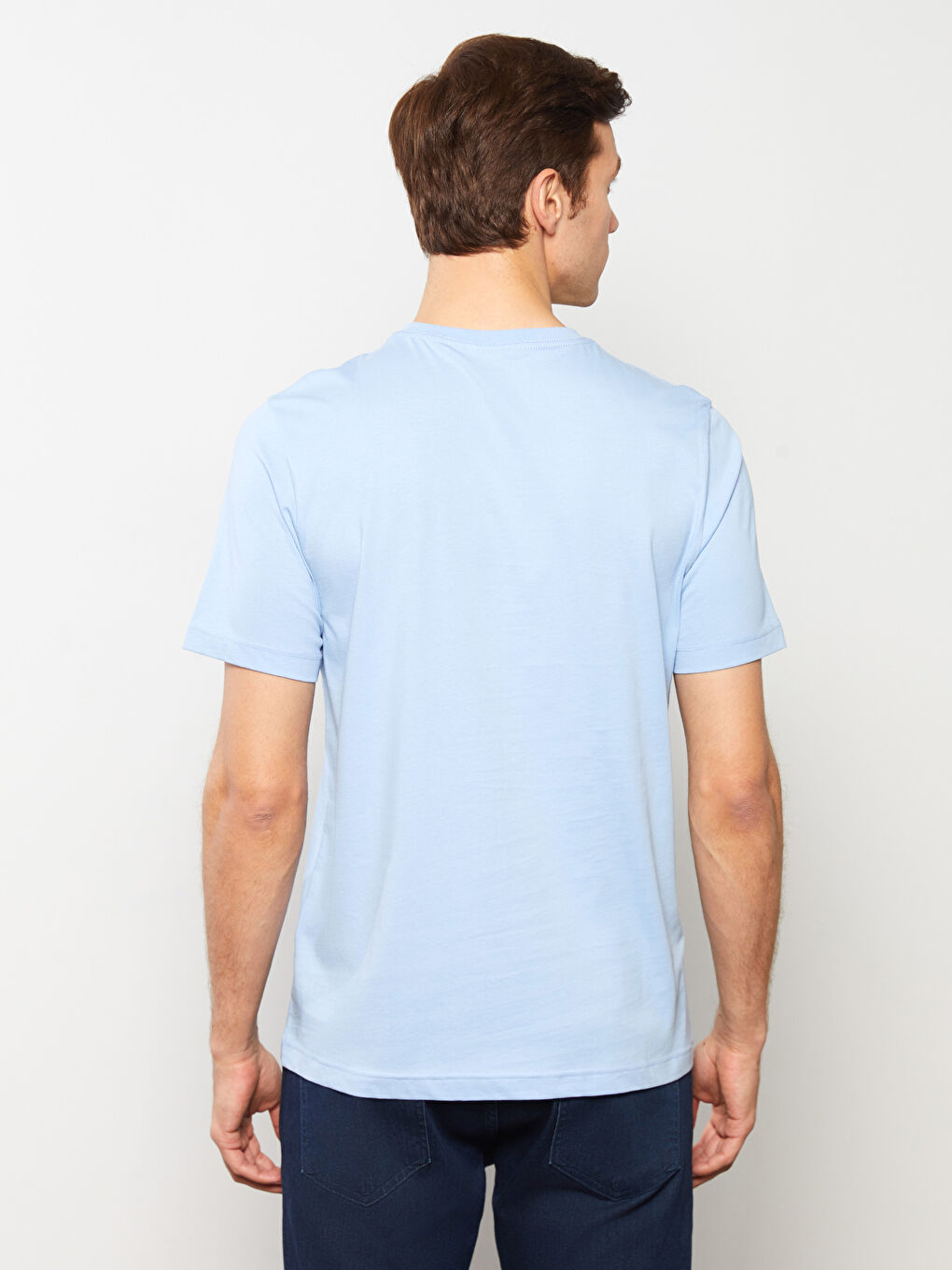 მრგვალი საყელო ჟერსი მამაკაცის მაისური-4