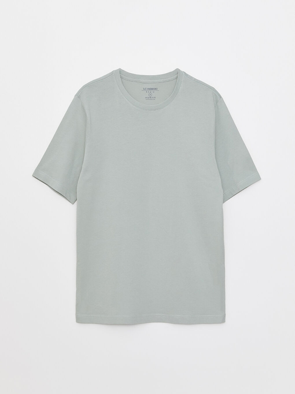 Tricou pentru Bărbați din Jerseu cu Guler Rotund-5