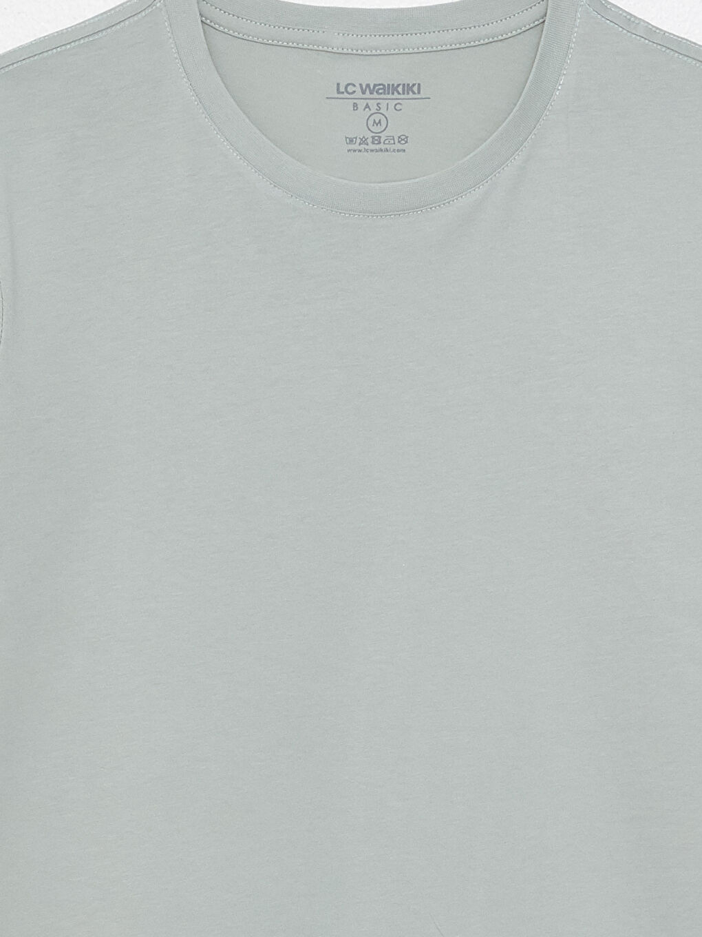 Tricou pentru Bărbați din Jerseu cu Guler Rotund-6