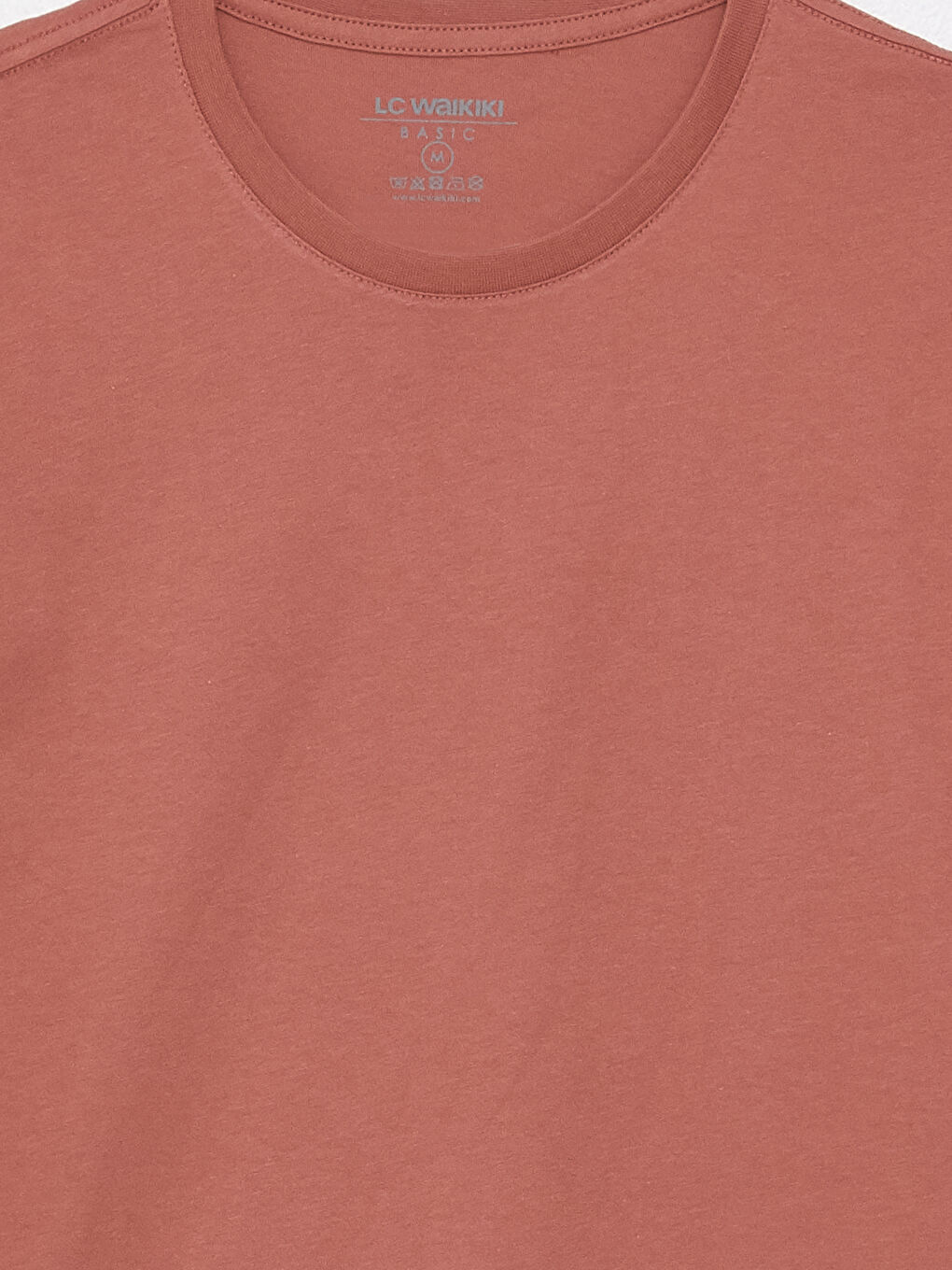 Tricou pentru Bărbați din Jerseu cu Guler Rotund-6