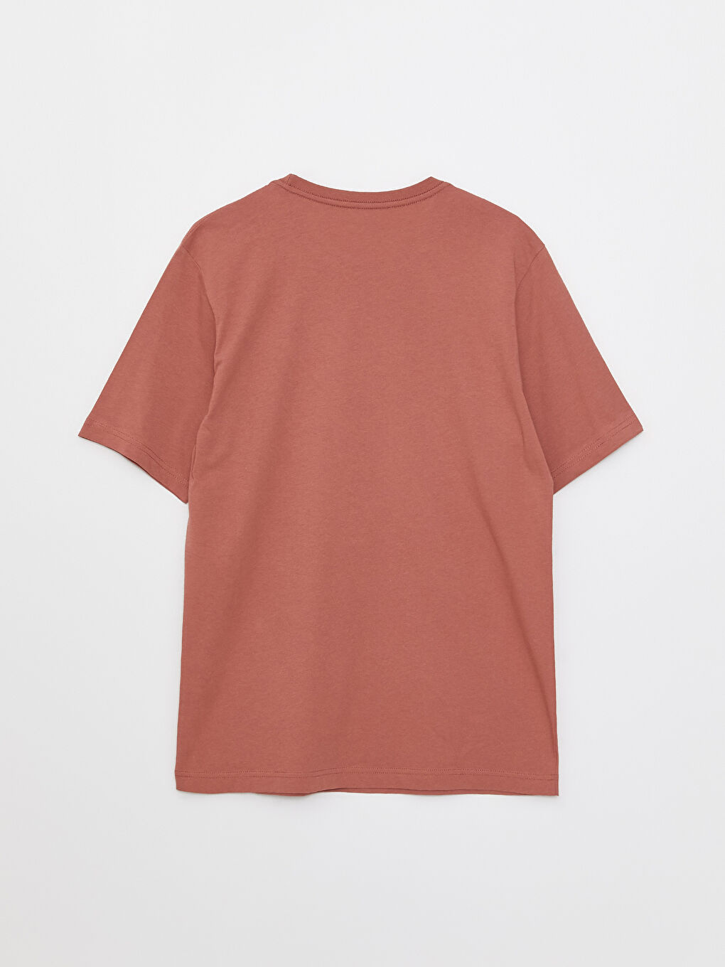 Tricou pentru Bărbați din Jerseu cu Guler Rotund-7