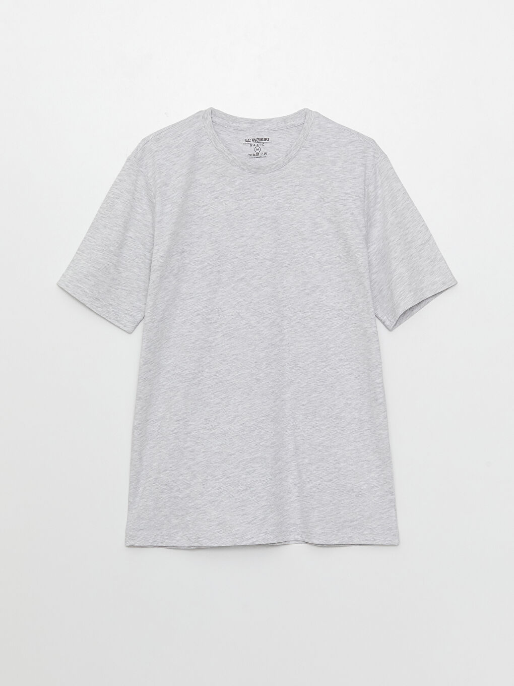 Bisiklet Yaka Penye Erkek Tişört-5