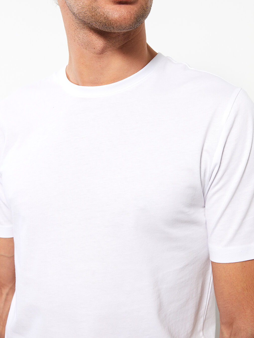 LCWAIKIKI Basic T-shirt pour Hommes en Jersey à Col Rond-3