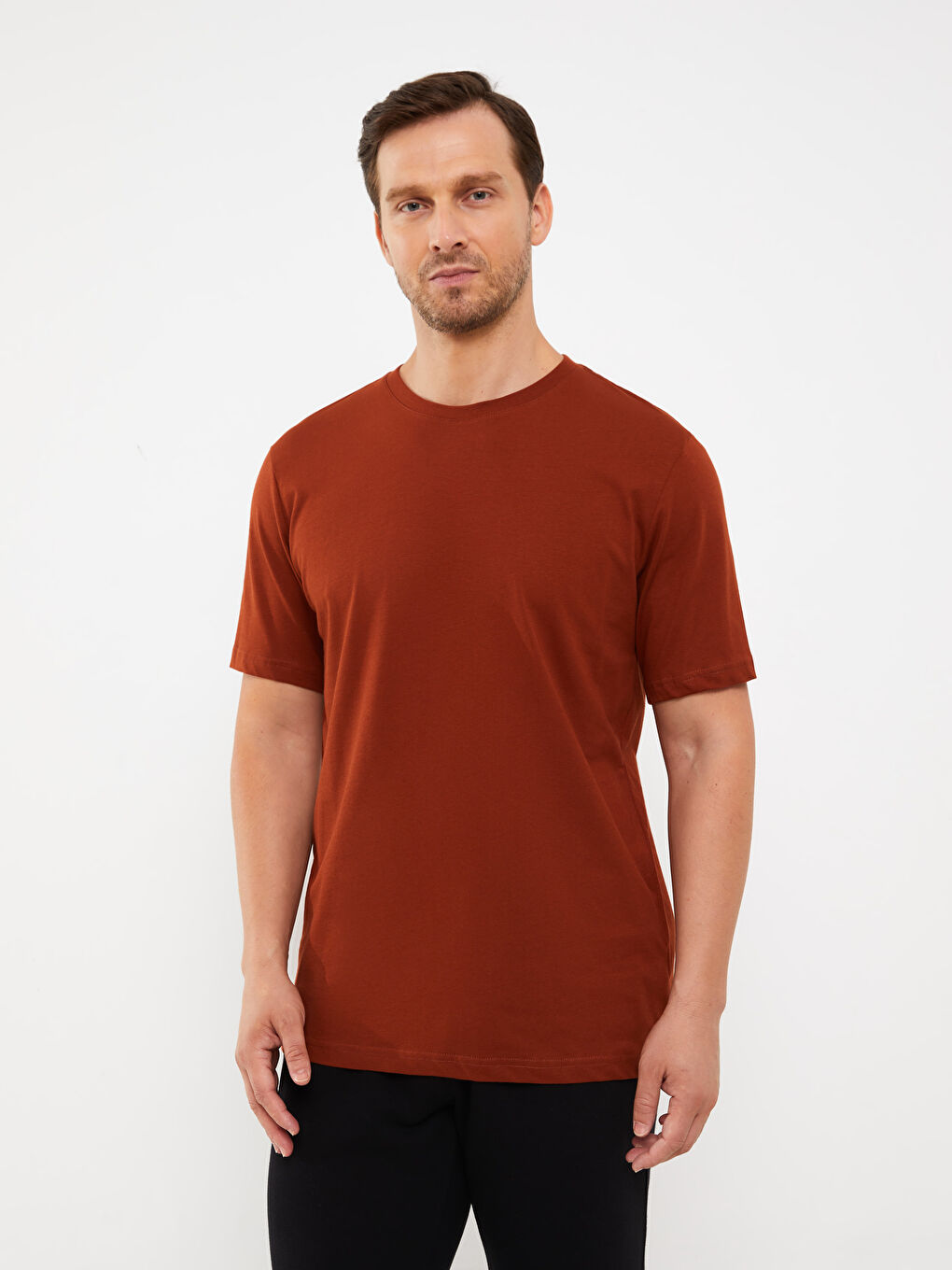 Crew Neck Jersey Men's T-Shirt-1