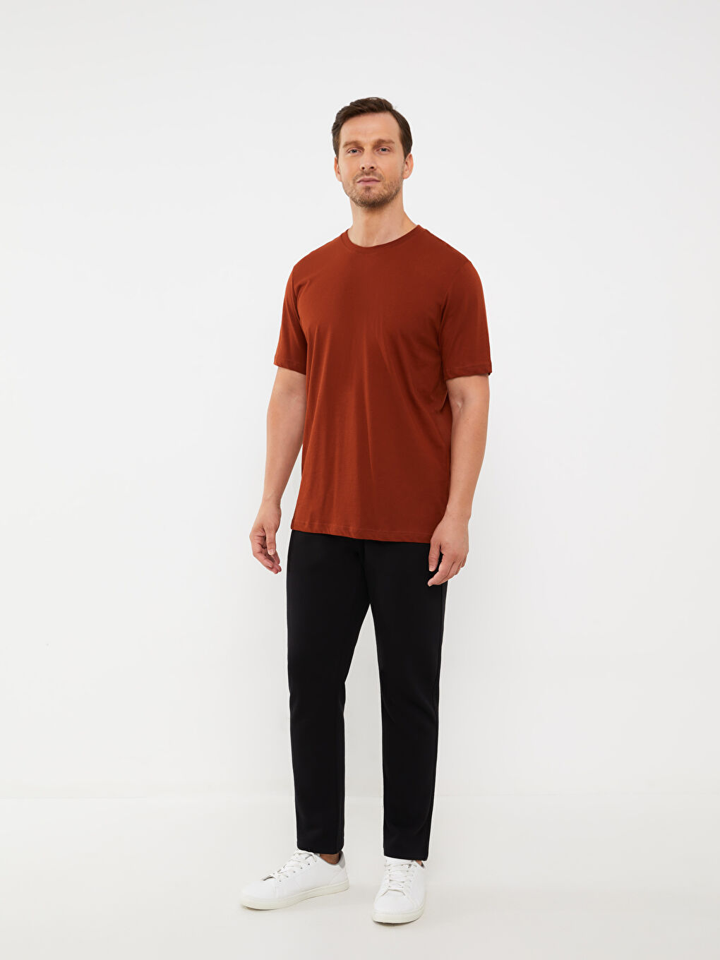 Crew Neck Jersey Men's T-Shirt-2
