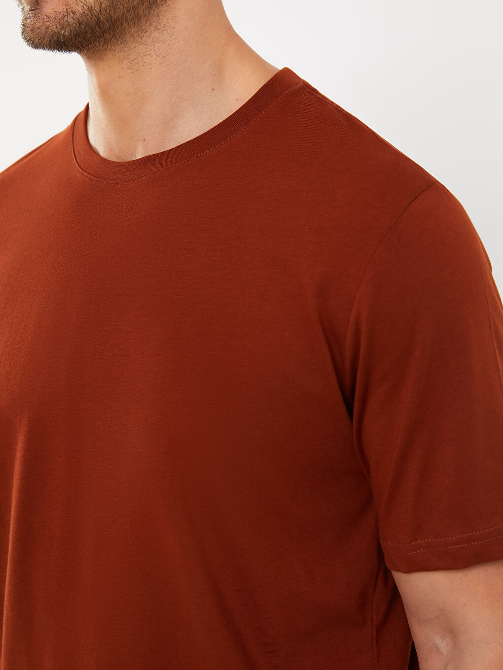 Crew Neck Jersey Men's T-Shirt-3