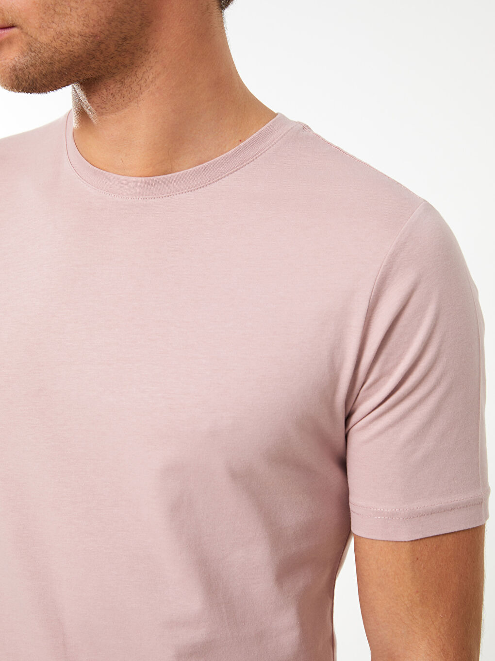 Crew Neck Jersey Men's T-Shirt-3