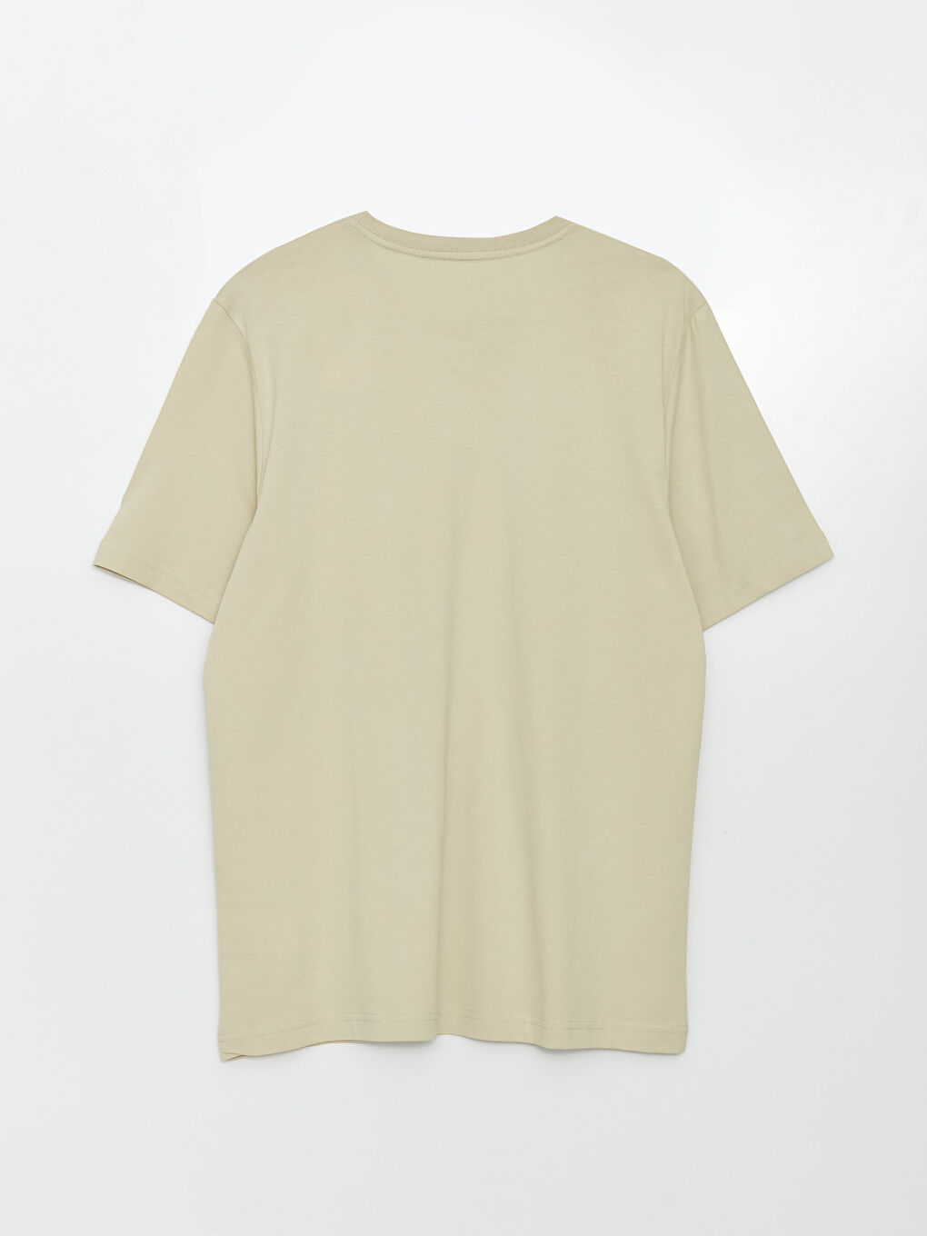 Tricou pentru Bărbați din Jerseu cu Guler Rotund-6