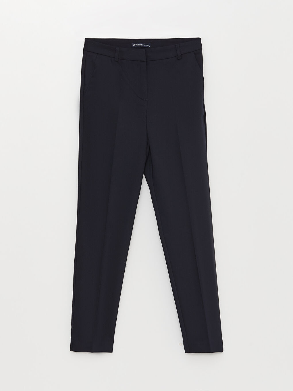 Women's Cigarette Plain Trousers-11