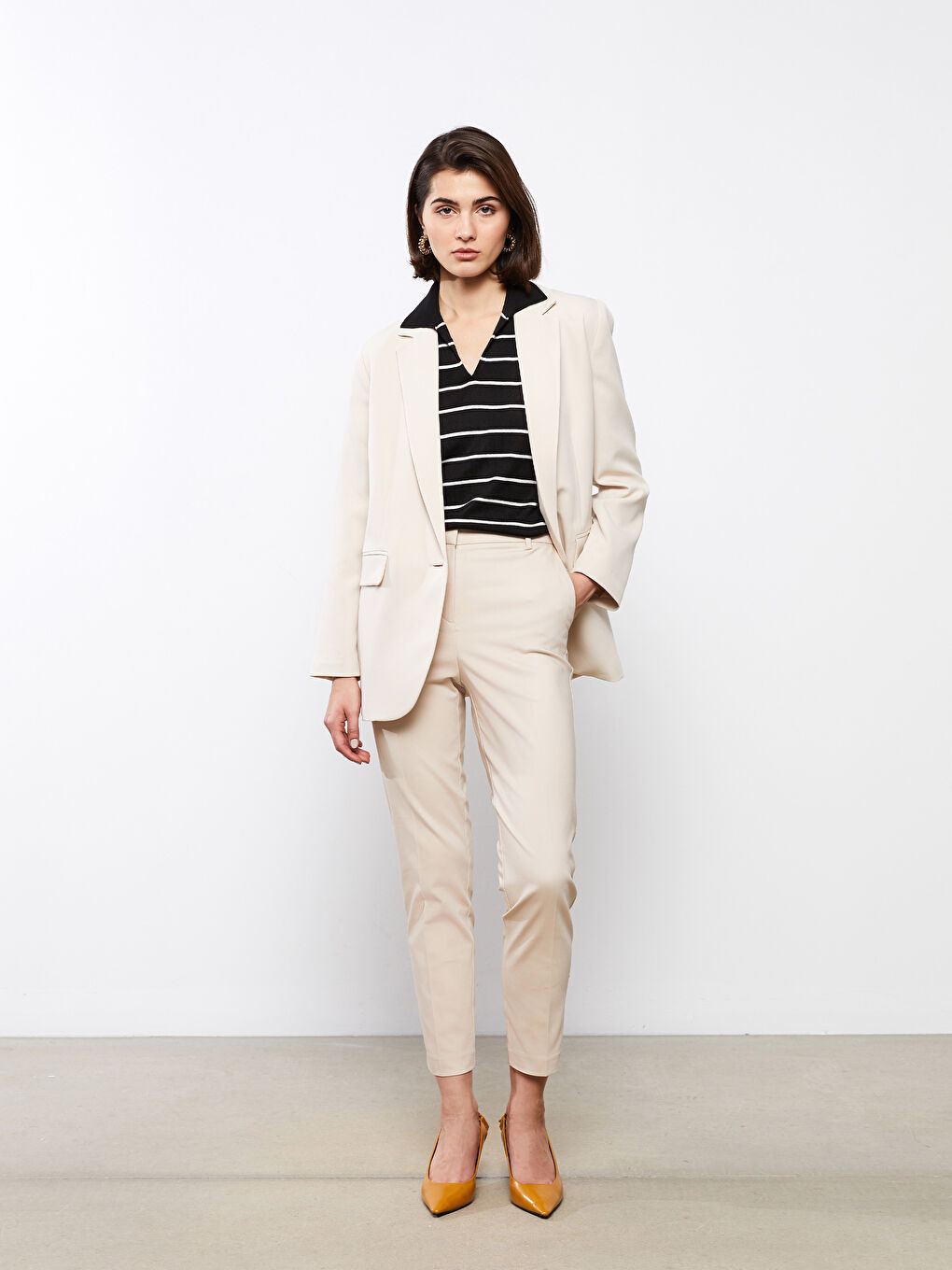 LCWAIKIKI Basic Ženske Cigareta Jednostavne Pantalone -S30136Z8-FZJ