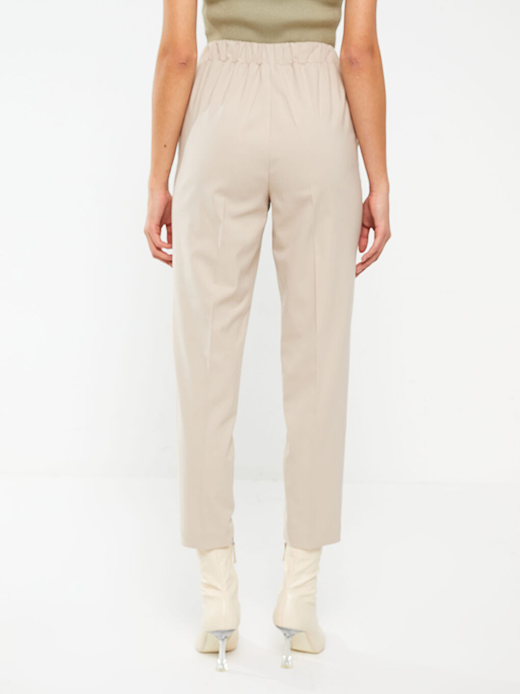 LCWAIKIKI Basic Ženske Pantalone Šargarepa Kroja, Jednobojne -S30137Z8-FFG