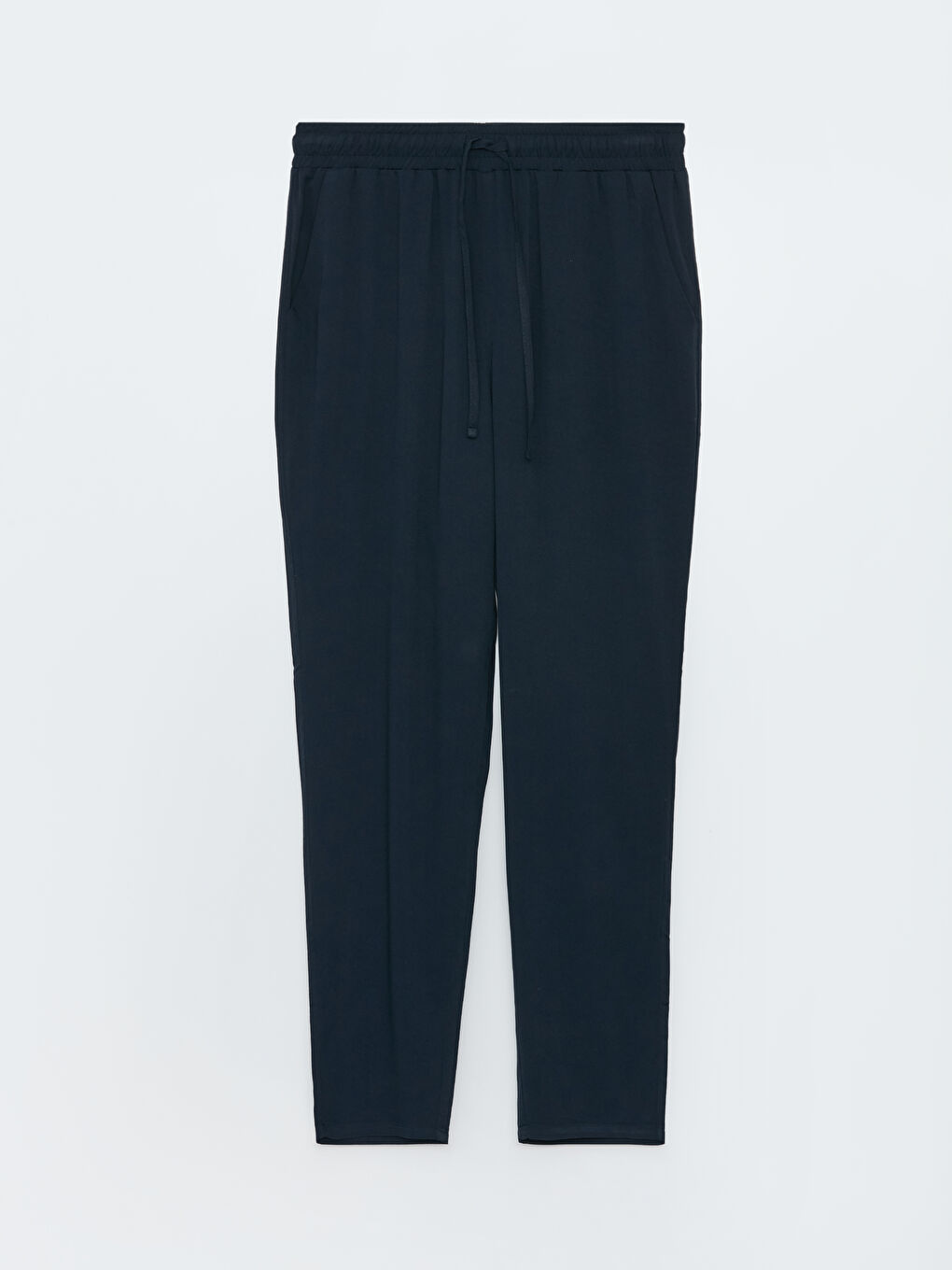 Carrot Cut Straight Gabardine Women's Trousers -S30141Z8-E1J