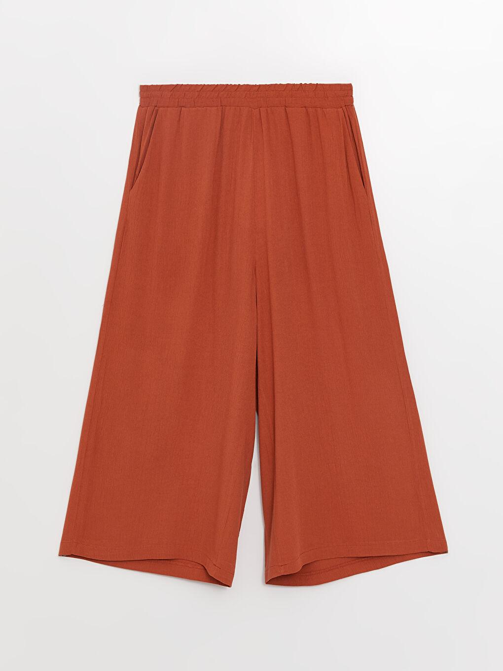 Elastic Waist Comfortable Fit Women's Capri -S30143Z8-H2C