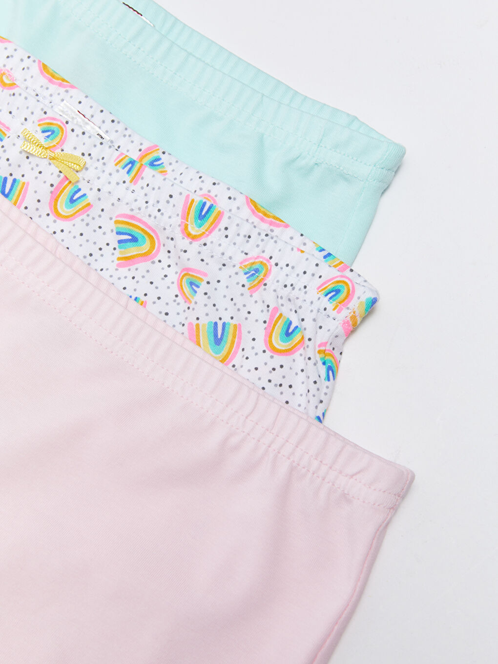 سراويل بوكسر قطن مطبوع للبنات - ٣ قطع-2