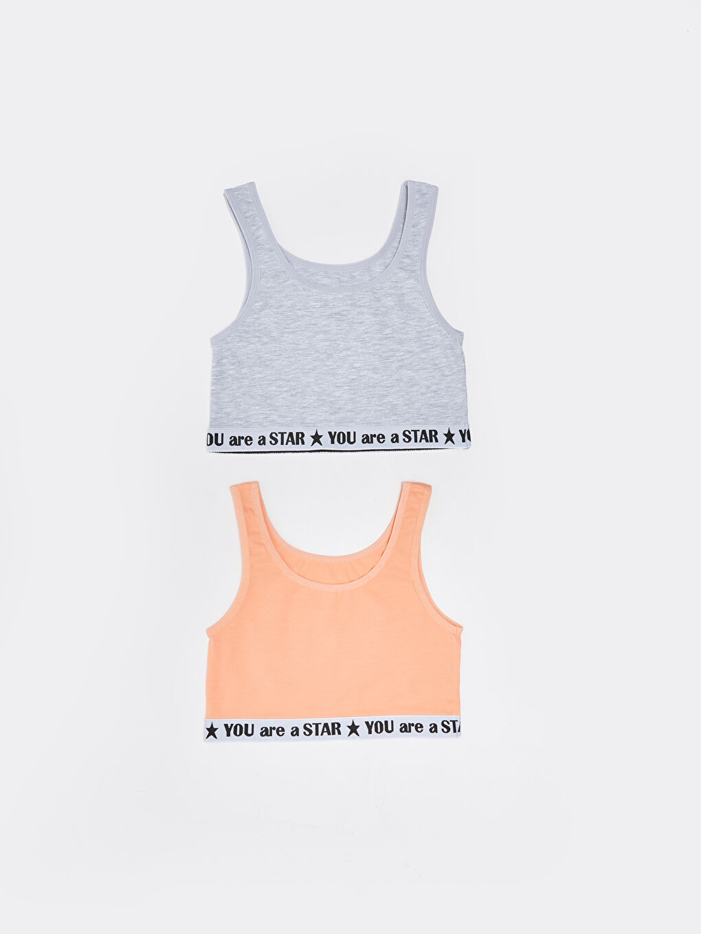 LCW Kids Printed Cotton Girl Bustier 2-Pack -S30160Z4-CT3