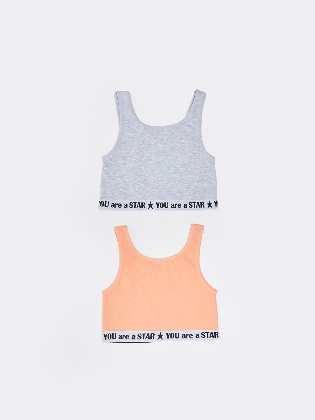 LCW Kids Printed Cotton Girl Bustier 2-Pack -S30160Z4-CT3