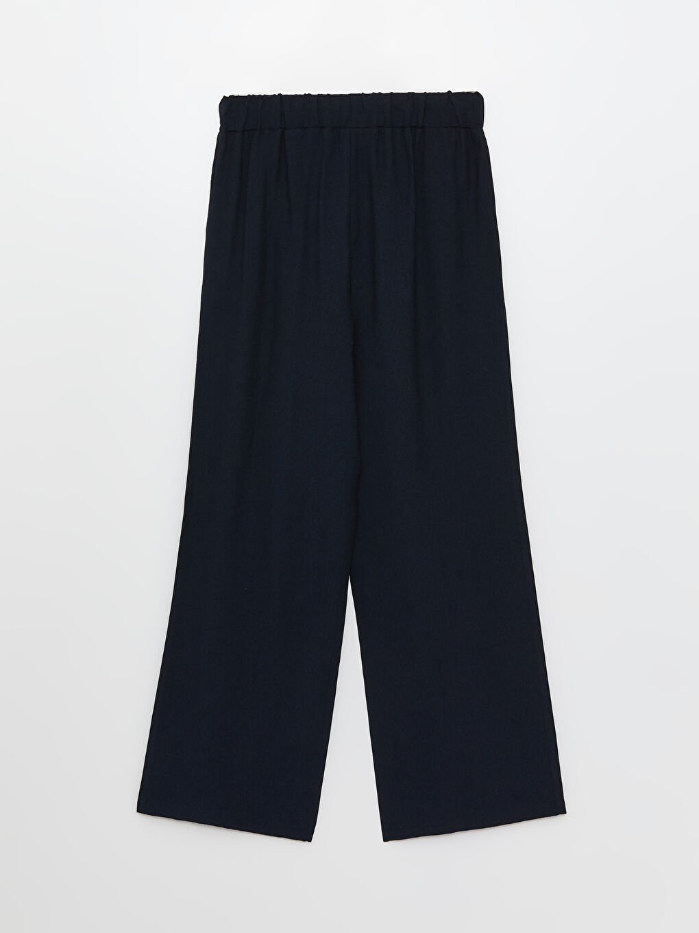 بنطلون سادة بخصر مرن للسيدات-6