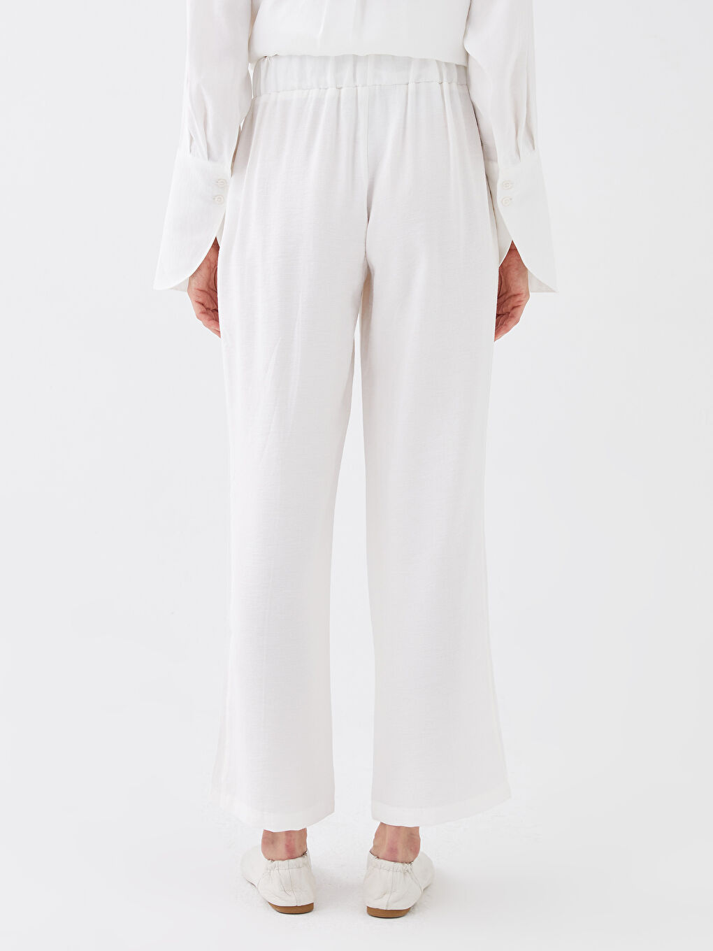 LC Waikiki Jednostavne ženske pantalone sa gumom na pojasu -S30172Z8-FDU