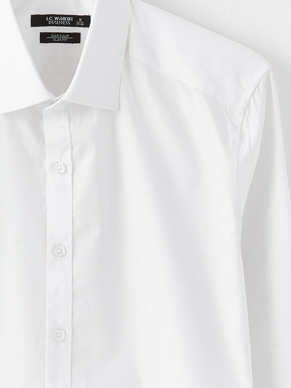 Muška slim-fit poplin košulja - dugi rukav -S30190Z8-Q6K