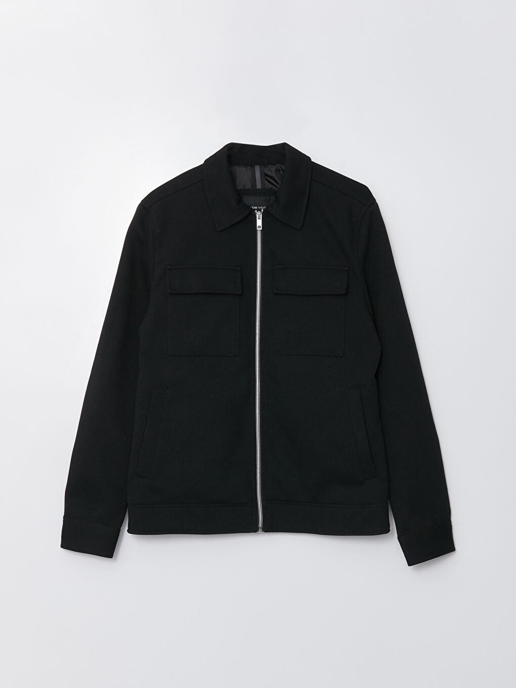 Slim Fit Collared Neck Men's Coat -S30198Z8-CVL
