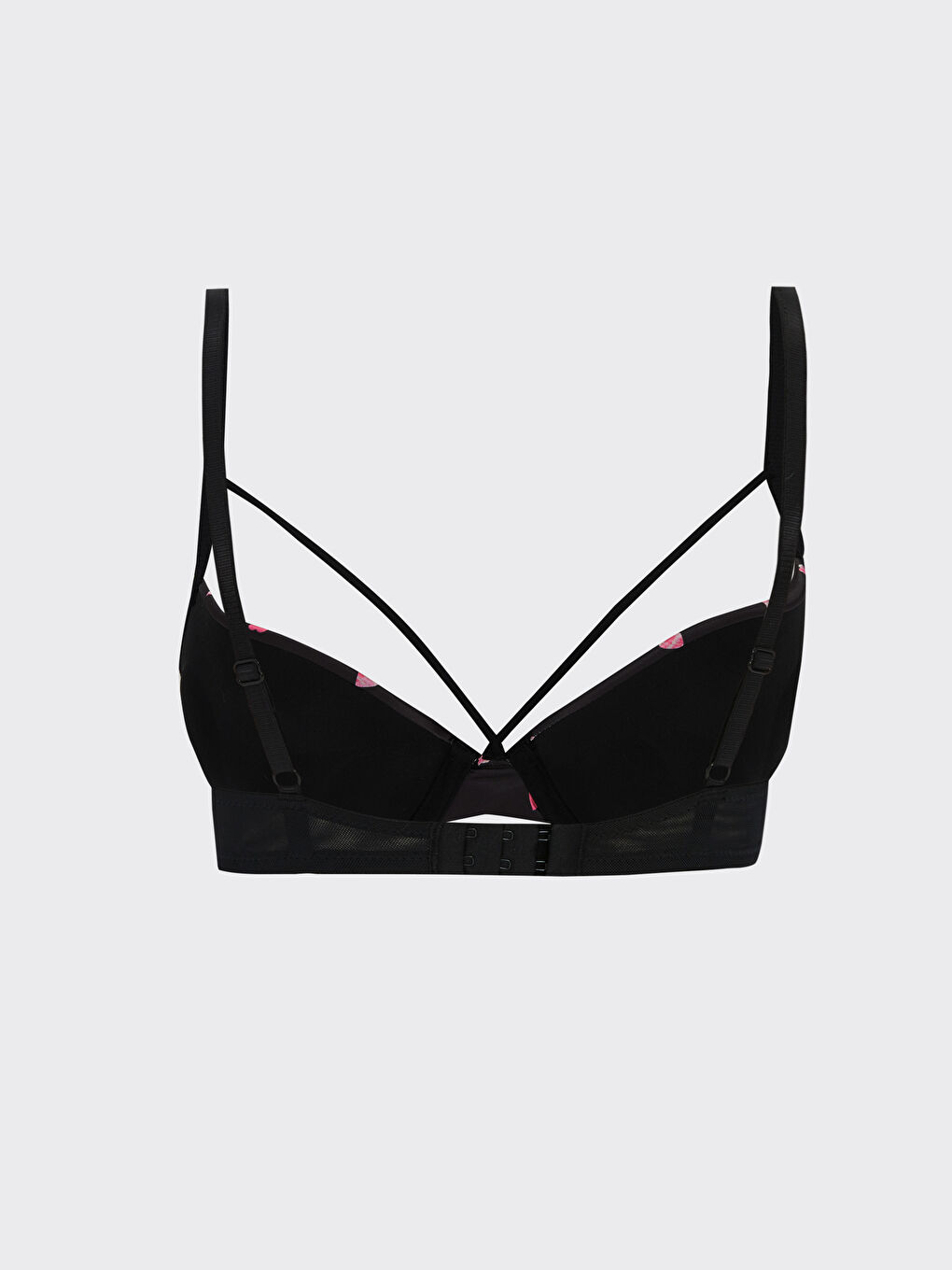 حمالة صدر تي شيرت فاخرة مبطنة منقوشة بسلك-1