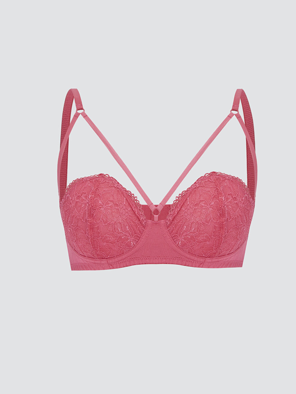 Underwire Non-Padded Lace Fantasy Strapless Bra -S30209Z8-GSY