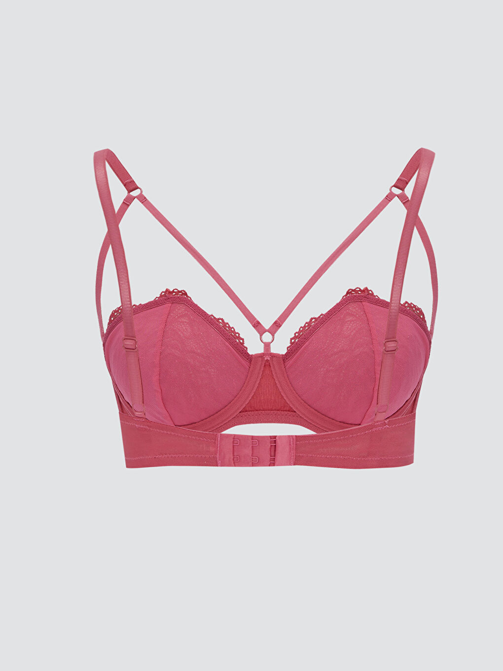 Underwire Non-Padded Lace Fantasy Strapless Bra -S30209Z8-GSY