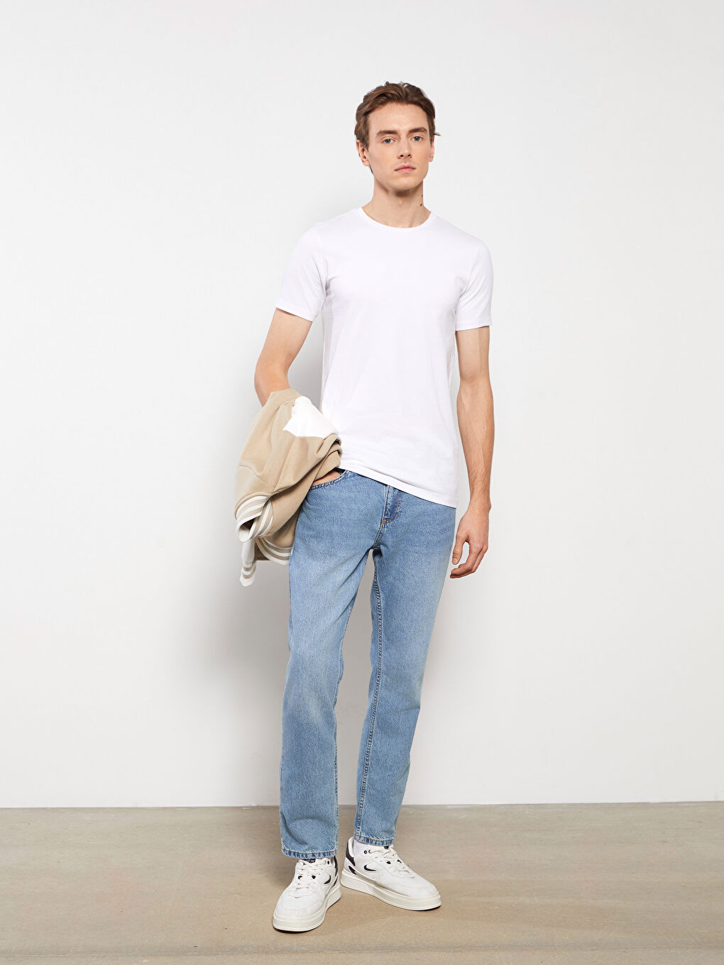Crew Neck Jersey Men's T-Shirt -S30223Z8-Q6K