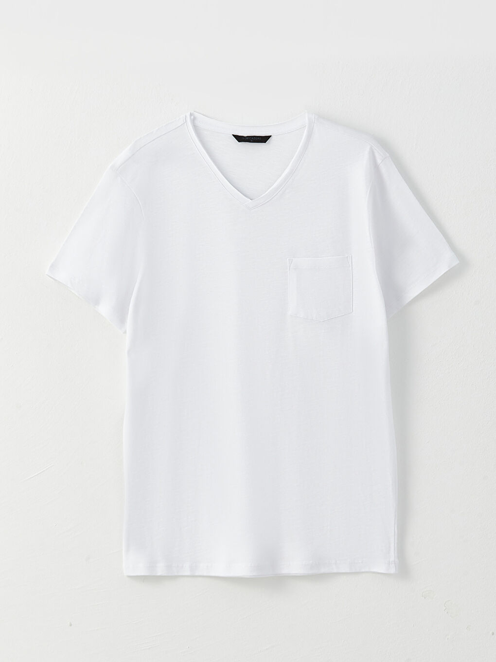 V-Neck Short Sleeve Jersey Men's T-Shirt-11