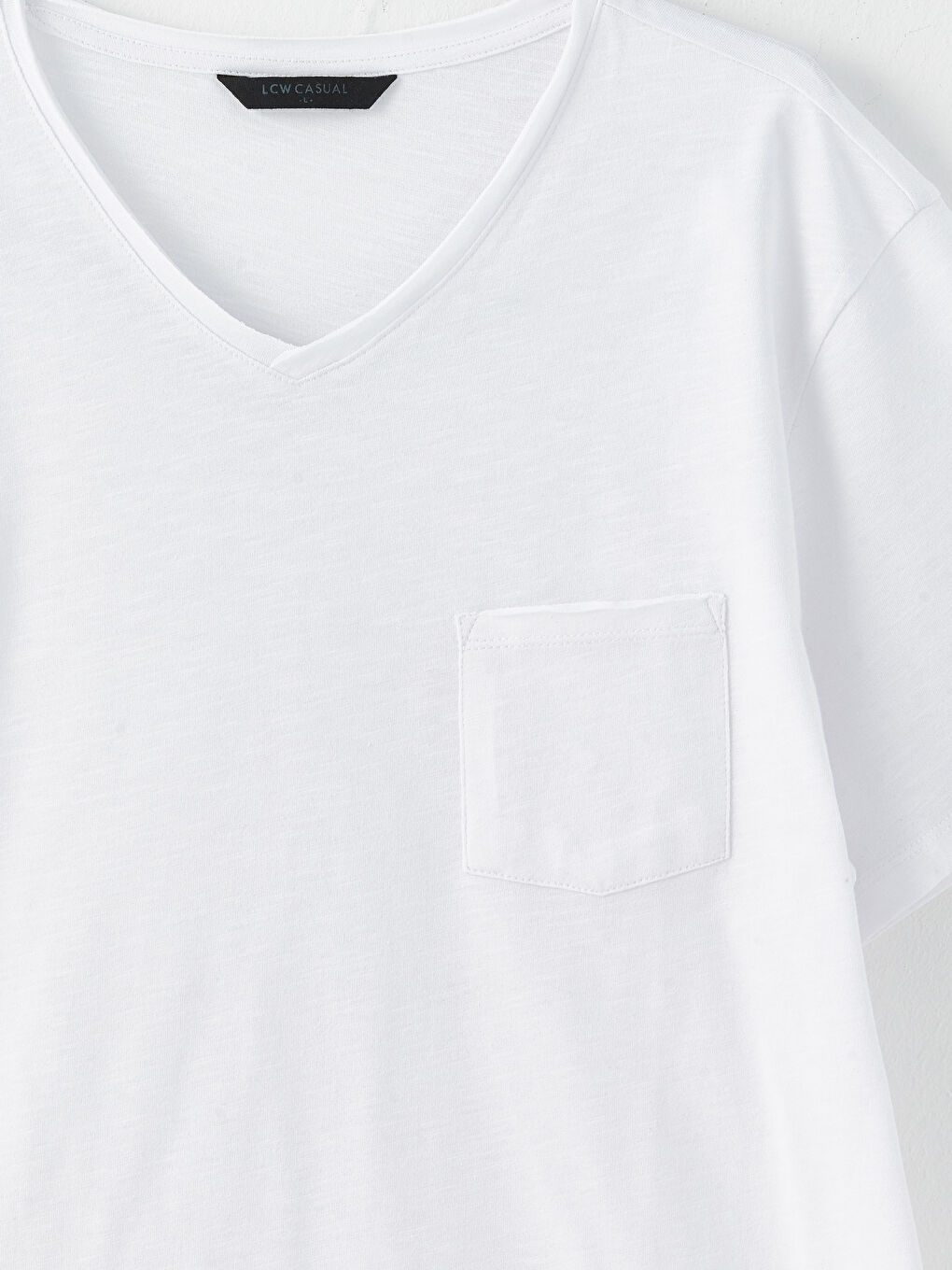 V-Neck Short Sleeve Jersey Men's T-Shirt-15