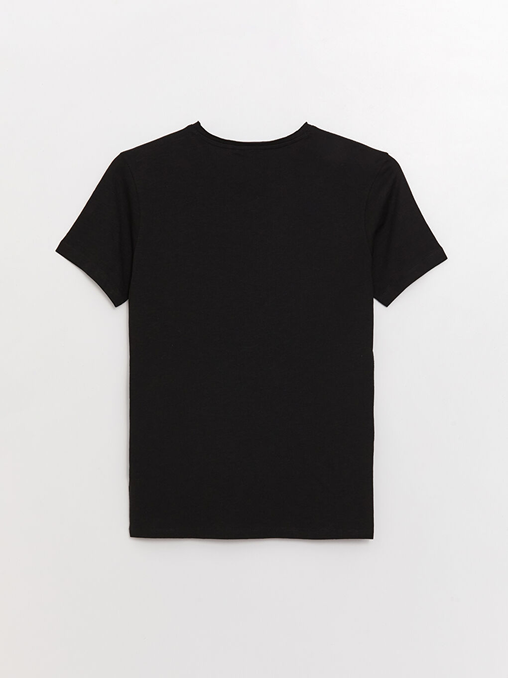 تي شيرت ياقة على شكل حرف V كم قصير جيرسي للرجال-6