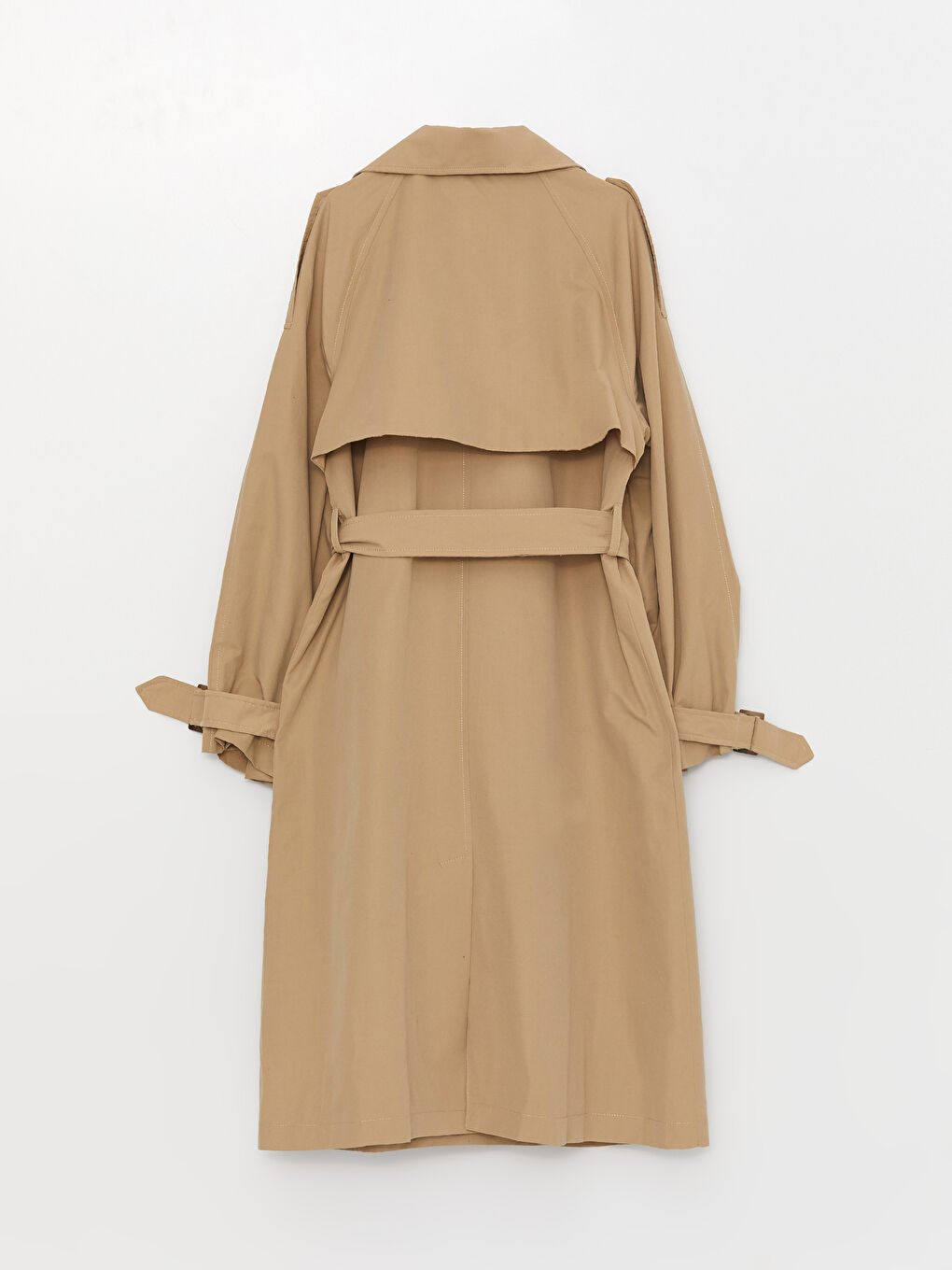 Jacket Collar Regular Long Sleeve Women's Trench Coat -S30240Z8-SKQ