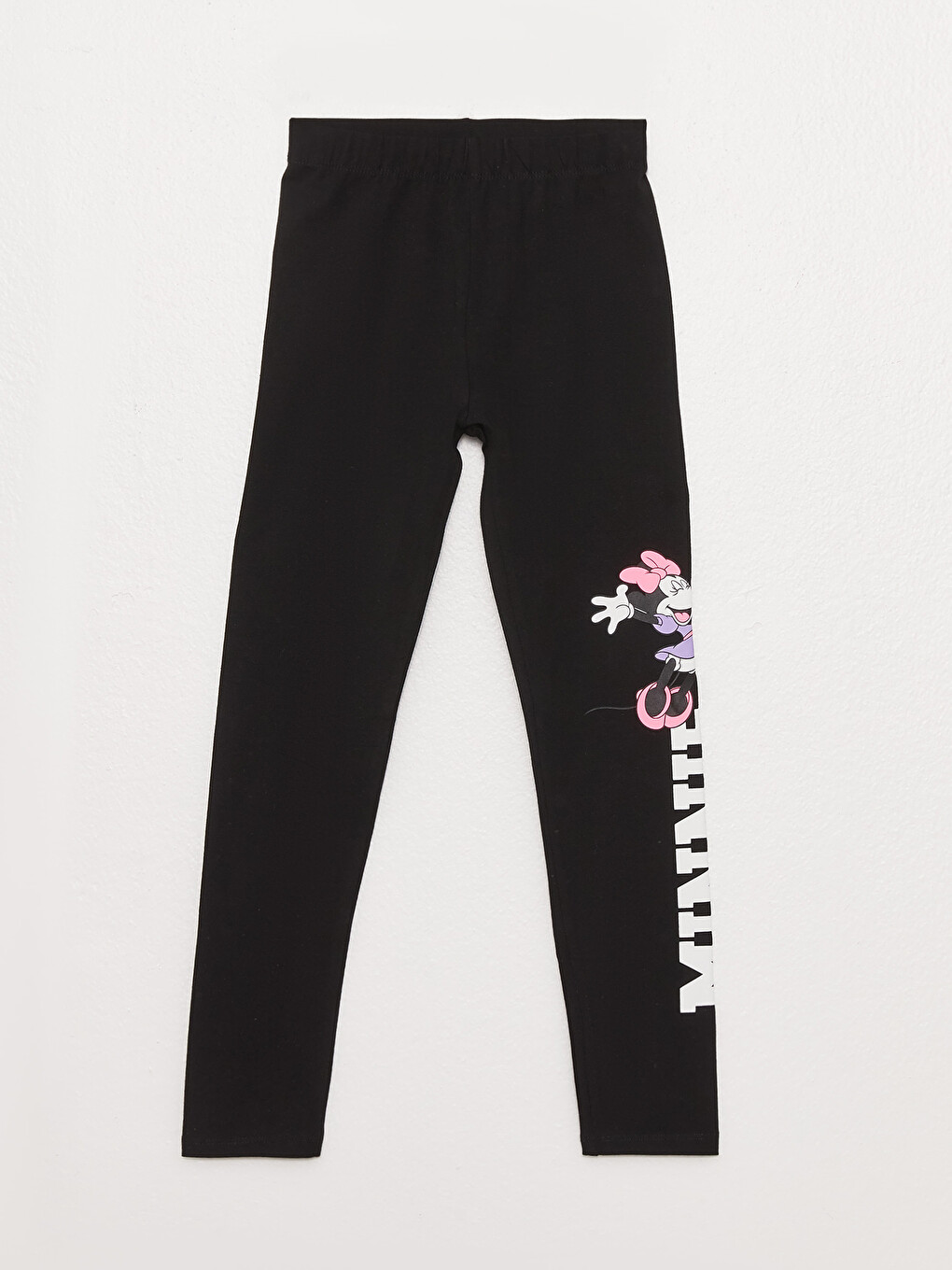 Hooded Minnie Mouse Printed Long Sleeve Girls' Sweatshirt And Tights-3