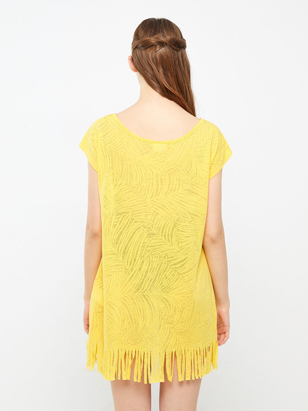 LCW DREAM Robe de Plage pour Femmes à Encolure Bateau -S30285Z8-SQM